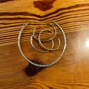 Necklace and 3 bracelets